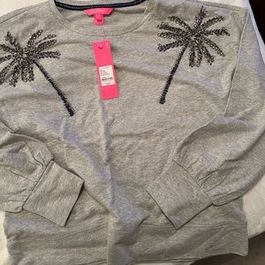 Lilly Pulitzer embellished sweatshirt size small
